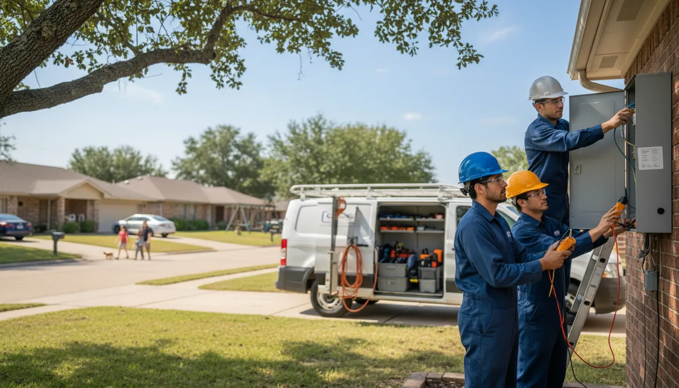 Certified electrician providing emergency electrical services in Durant, MS